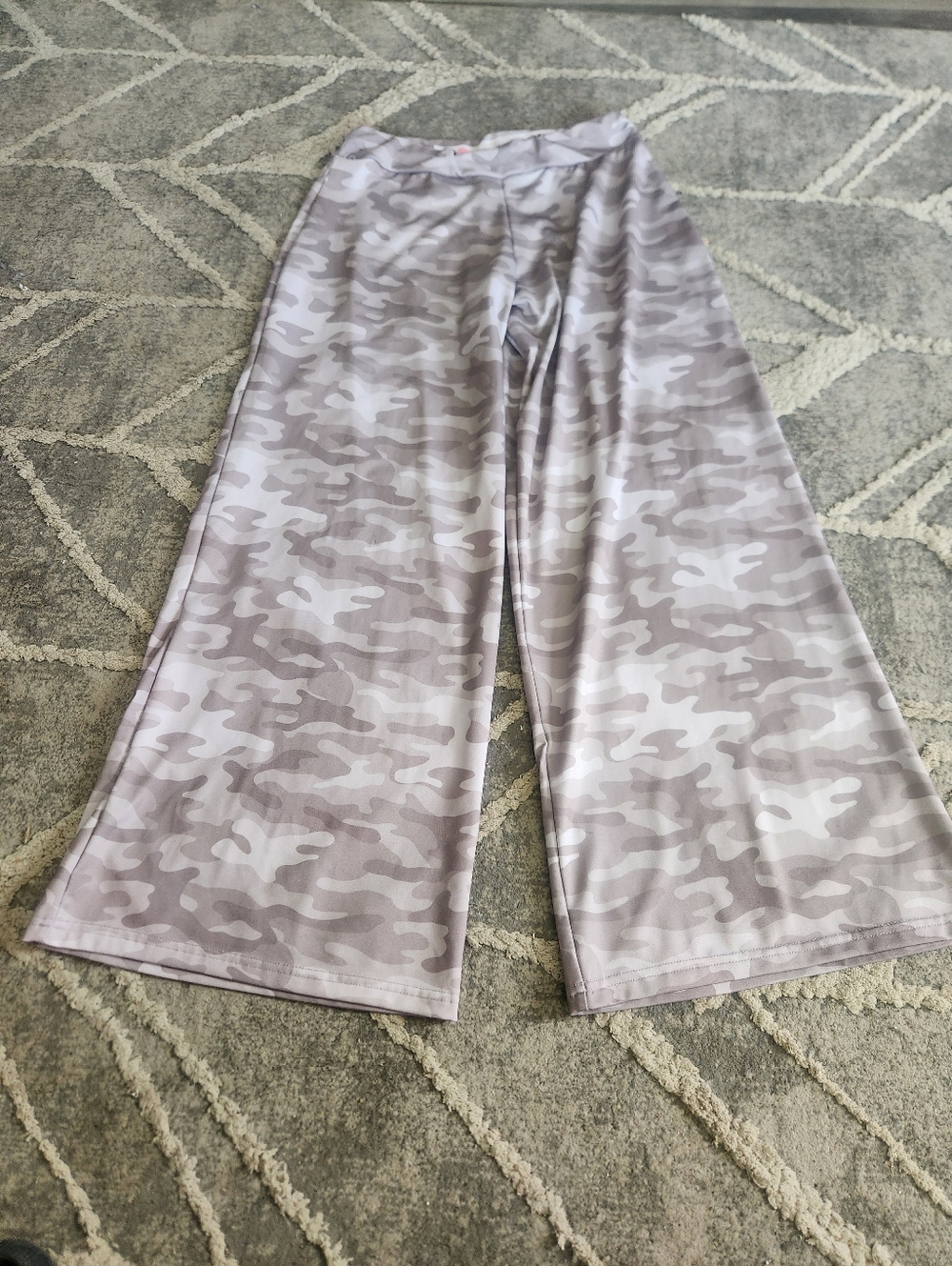 Lolly Wolly Doodle Wide Leg Camo Pants